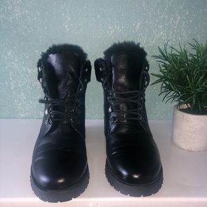 Elena Salano Fur Lined Boots size 8